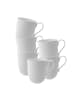 Villeroy & Boch 6er Set Latte Macchiato Becher New Cottage Basic in 370 ml in weiß