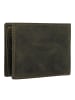 Greenburry Vintage Geldbörse Leder 12 cm olive