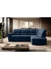 MF Design Silver Recamiere Rechts in Blau -  (L) 270 x (B) 270 x (H) 93 cm