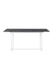 B&D Home Ausziehtisch PIUS in Marmor - (B)120-160 x (H)76 x (T)80 cm