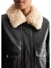 Marc O'Polo DENIM Lederjacke im Aviator-Stil regular in Schwarz