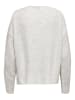 JACQUELINE de YONG Fein Strickpullover Pullover V-Neck JDYELANORA Longsleeve Sweater in Weiß