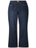 sheego Bootcut-Jeans in dark blue denim