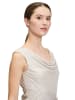 Vera Mont Abendkleid im Glitzer-Look in Cream/Silver