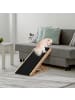 Pawhut Hunderampe Schwarz+Naturholz 90B x 40T x 61H cm