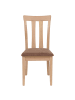 MCW 6er-Set Küchenstuhl G46, Naturfarbenes Gestell, braun