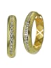 GoldDream Echtgold, 333er Gelbgold Damen Creolen Beauty Ohrring ca. 18mm