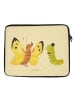 Mr. & Mrs. Panda Laptop Case Raupe Schmetterling ohne Spruch in Gelb Pastell