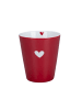 Krasilnikoff Happy Mug Colourful Heart in rot