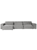Beliani Modulsofa HELLNAR in Grau - (W) 364 x (H) 70 x (L) 176 cm rechtsseitig