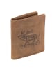 Greenburry Vintage Hirsch Geldbörse Hirsch Leder 9,5 cm in brown