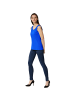 tectake Einfarbiges Damen Top, blau