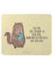 Mr. & Mrs. Panda Mousepad Katze Dose mit Spruch in Gelb Pastell