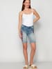 KOROSHI HOSE KURZE JEANS in blau