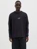 Jack & Jones Langarm-T-Shirt in Black