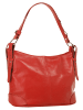 Samantha Look Umhängetasche echt Leder in rot