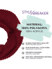 styleBREAKER Strick Loop Schal in Schwarz