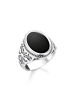 Thomas Sabo Ring in silber. schwarz