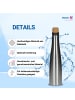 elasto Edelstahl Karaffe "Velda" in 750 ml - silber