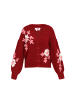 myMo Women Cardigan in burgundy