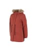 mama licious Umstands-Jacke Jessa mit Fake Fur aus recyceltem Polyester in Rot