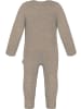 Normani Outdoor Sports 2er Pack Baby Merino Strampler Waverly in Grün/Beige