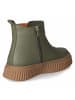 Andrea Conti Chelsea Boots in grün