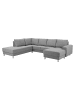 ebuy24 Ecksofa Calverton Grau 287 x 221 cm
