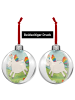 Mr. & Mrs. Panda Christbaumkugel Einhorn Happy Design ohne Spruch in Weiß