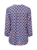 Franco Callegari Bluse Lola in blau rot - 0002