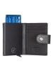 The Chesterfield Brand Barrea Geldbörse RFID Schutz Leder 7 cm in black