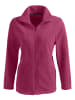 Sieh an! Fleecejacke in fuchsia