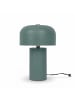 relaxdays Tischlampe "Pilz" in Grün - (H)40 x Ø25 cm