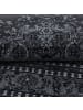 KADIMA DESIGN Teppich Orient Kurzflor Medaillon Polypropylen Wohnzimmer in Grau