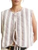 Marc O'Polo DENIM Gestreifte Weste regular in Offwhite