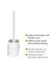Wenko Turbo-Loc® WC-Garnitur Carpino Weiß, Turbo-Loc® WC-Garnitur Mod. Carpino Weiß in Weiß