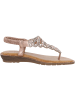 palado Riemchensandalen in rose shiny combi