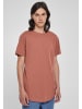 Urban Classics Lange T-Shirts in terracotta