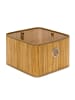 relaxdays 4x Aufbewahrungskorb in Natur - (B)31 x (H)20 x (T)31 cm
