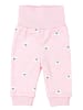 TupTam Baby Mädchen Langarmshirt Babyhose Outfit 2teilig in rosa/weiß