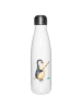 Mr. & Mrs. Panda Sportflasche Pinguin Angler ohne Spruch in Weiß