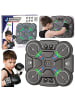LEAN TOYS Interaktiver musikalischer Boxschild mit LED-Beleuchtung, 3 Stufen, Schwarz