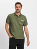 WITT WEIDEN Kurzarm-Poloshirt in oliv