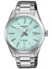 Casio Edifice Herren-Armbanduhr Quarz Edelstahl Hellblau