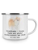 Mr. & Mrs. Panda Tasse Charme Islandhund mit Spruch in Weiß