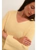 Kaffe Strickpullover KAmerian Oversize fit in Mellow Yellow