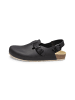 VITAFORM Vollrindleder Clog in schwarz