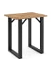 VCM  Holz Bartisch Stehtisch Tisch Tresen Xona 80x50 cm in Schwarz / Honig-Eiche