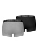 Puma Boxershort 2er Pack in Schwarz/Grau