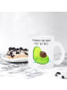 Mr. & Mrs. Panda Teeglas Avocado Schwangerschaft mit Spruch in Transparent